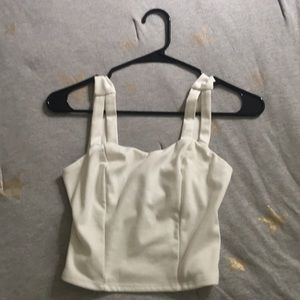 White Crop Top